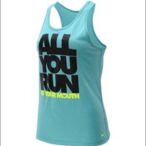 All You Run is Your Mouth Nike Tank XL