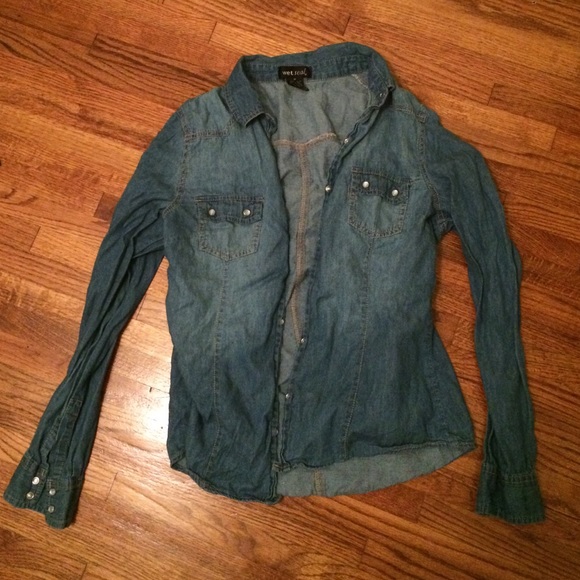 Chambray button up