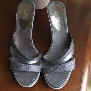 Cathy Jean silver shoes