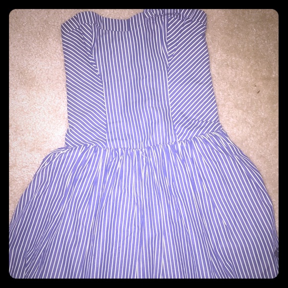 Kids a&f pin striped dress.