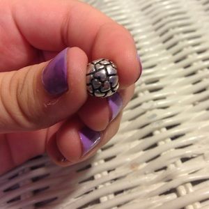 Silver Pandora Charm with Hearts Original