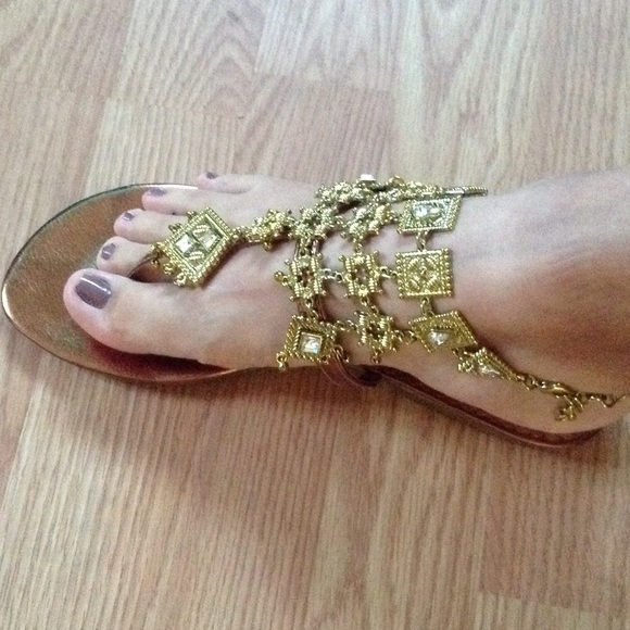 Victoria's Secret Shoes - Metallic Sandals Colin Stuart