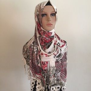 Turkish Lazer Cut Shawl /Scarf