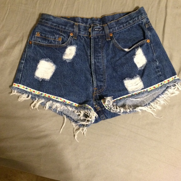 Urban Outfitters Renewal Levi High Waisted Shorts