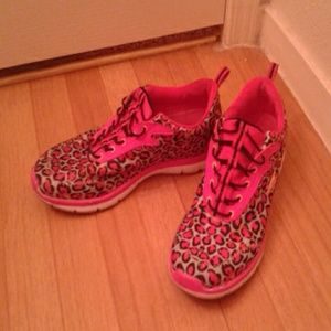 Pink Cheetah Print Shoes