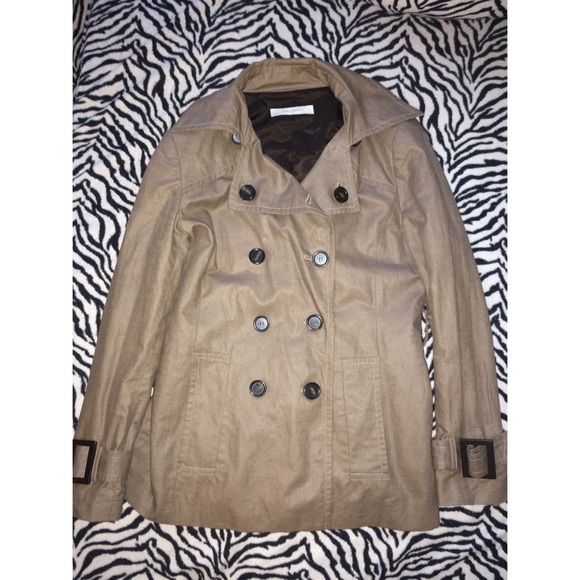 Chestnut brown rain coat from Zara