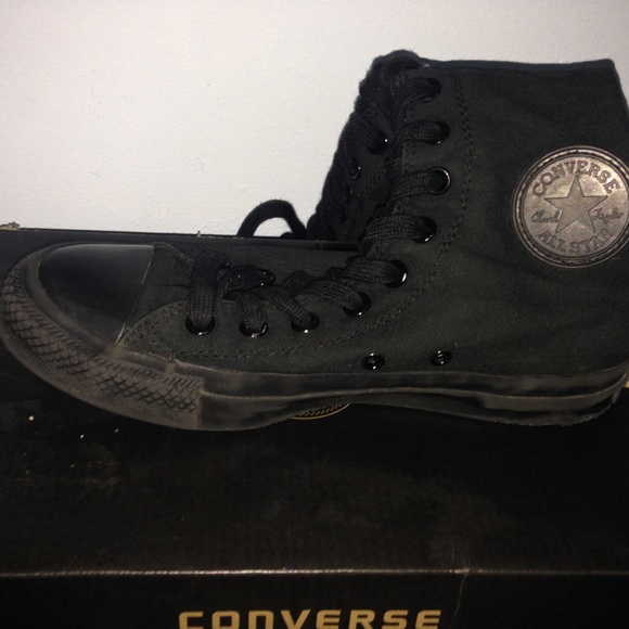 All black converse