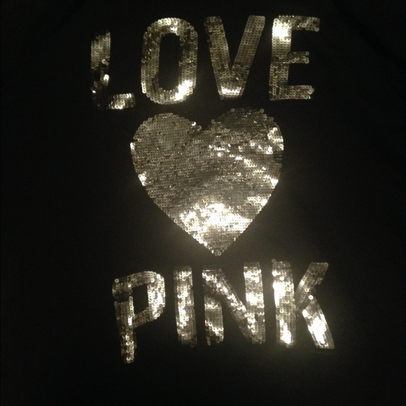 VS Love 💗 Pink black sequined jacket