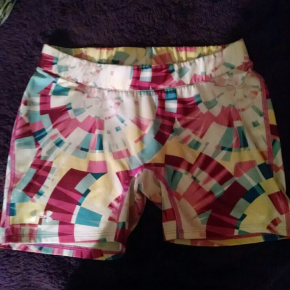 Under armour spandex shorts