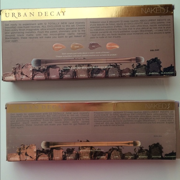 Authenticating a Urban decay Naked 3 palette - Picture 2 of 4