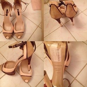 Peep Toe platform heels