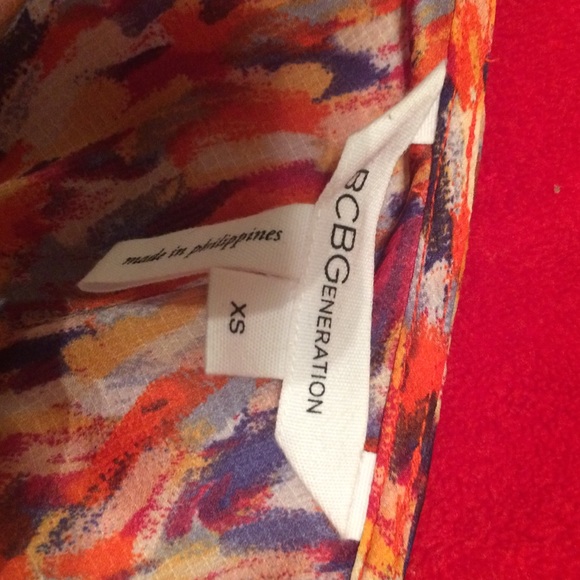 BCBGeneration multicolor cocktail dress - Picture 3 of 3