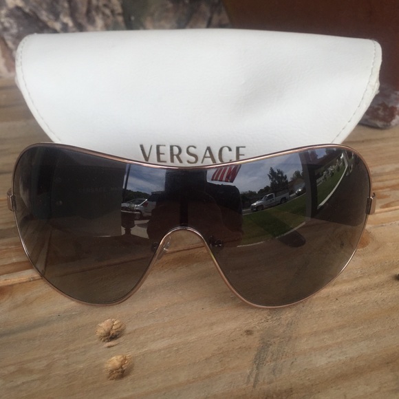 Authentic Versace sunglasses with case!