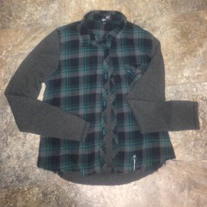 Fox racing women's flannel like new!