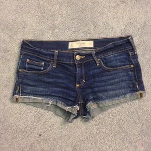 abercrombie denim shorts