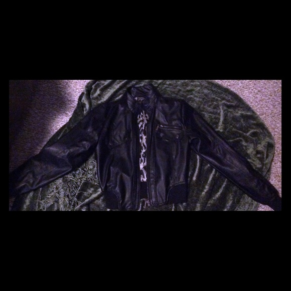 Faux Leather Jacket