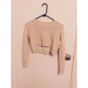 Silence and noise cropped sweater CLOSET CLEAROUT