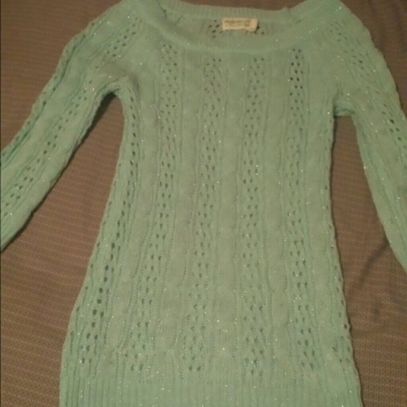 Pastel green sweater