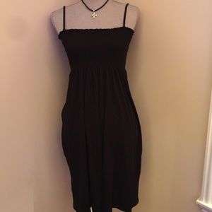 Loft black sundress or beach coverup