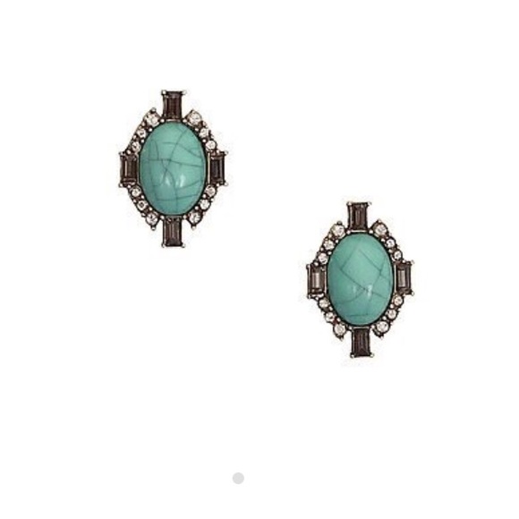 statement turquoise earrings