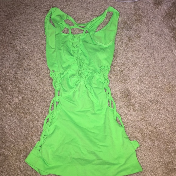 Neon cutout tank - Picture 2 of 2