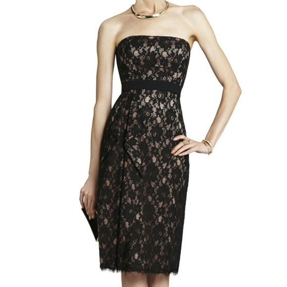 *NWT* BCBGMAXAZRIA ALEXANDRA Strapless Side Dress