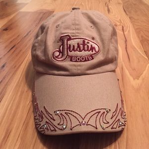 Justin rhinestone hat