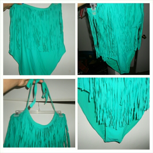 Turquoise swimsuit