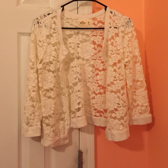 Super Cute Floral Lace Cardigan