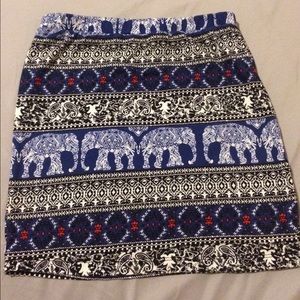 **SOLD**Rue21 Elephant Skirt