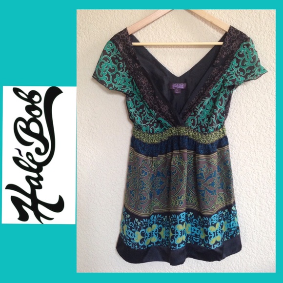🚫SOLD🚫Hale Bob Silk Top