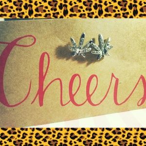 Flash Sale! CUTE POT LEAF MARY J STUDS