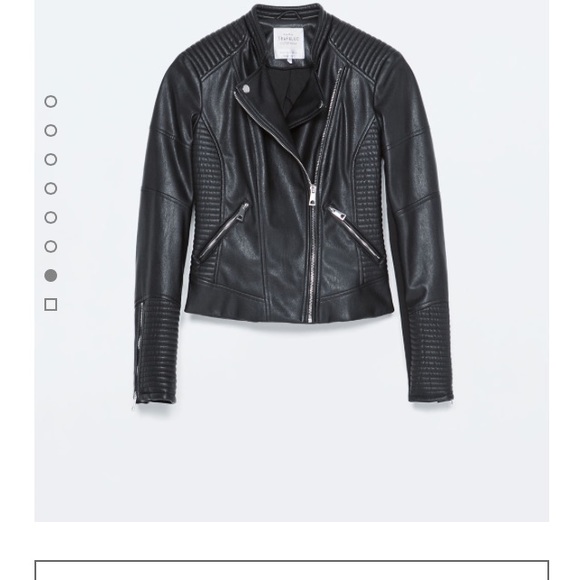Zara leather jacket