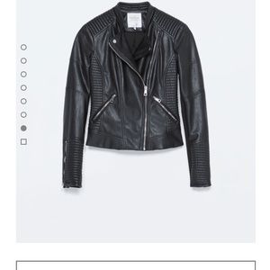 Zara leather jacket