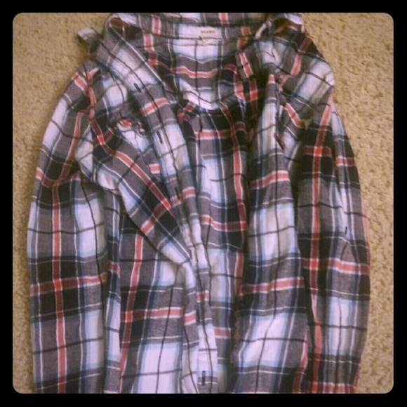 Blue /red/white flannel