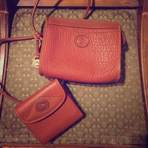 Vintage Dooney & Bourke Matching Wallet/Purse