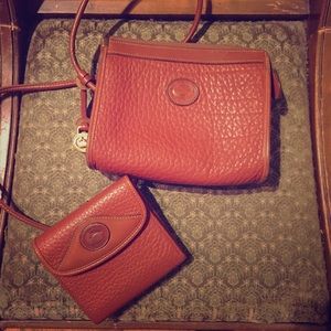 Vintage Dooney & Bourke Matching Wallet/Purse