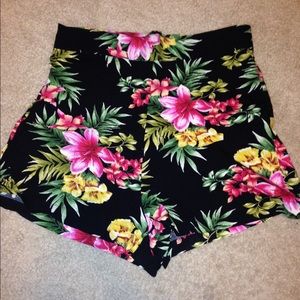 High waisted shorts