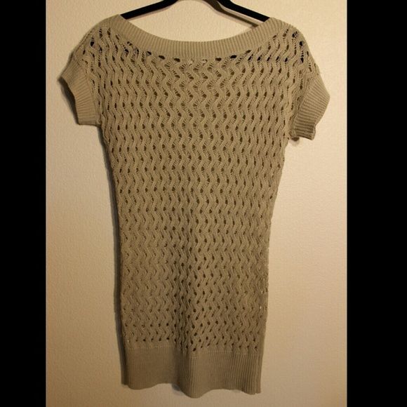 Crocheted Tan Tunic - Picture 2 of 3