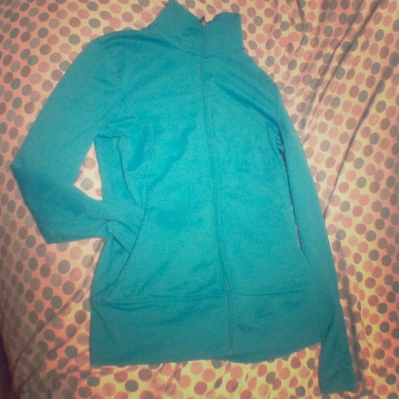 Baby blue running jacket