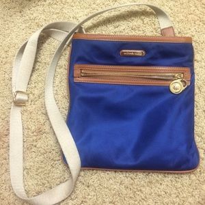 MICHAEL Michael Kors Blue Kempton Nylon Crossbody