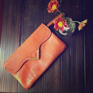 Vintage Leather Clutch