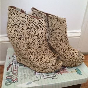 Jaguar printed Jeffrey Campbell wedges
