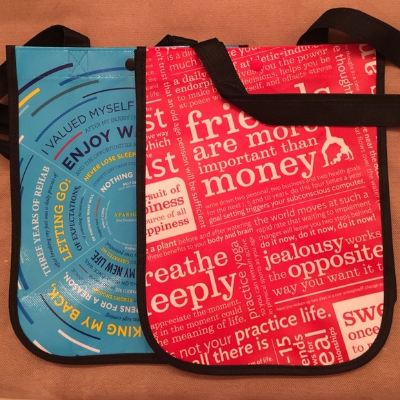 Lululemon shopping bags