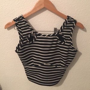 Crop top and skirt set