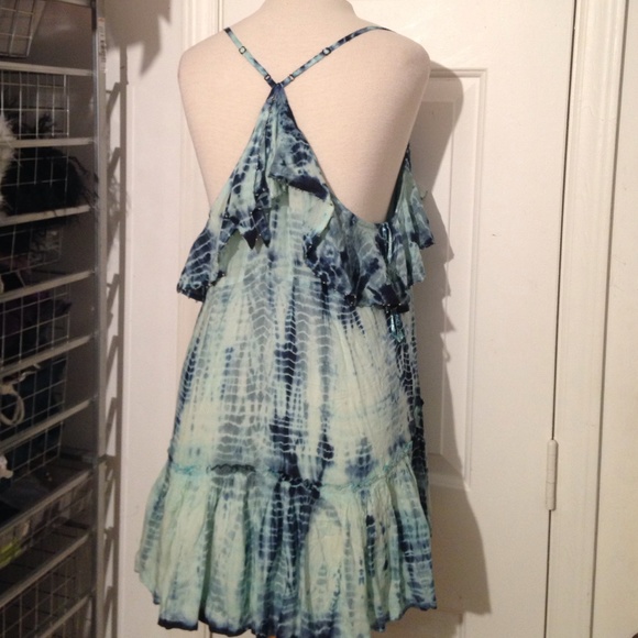 NWOT Free People medium tie dye Racerback tank - Picture 4 of 4