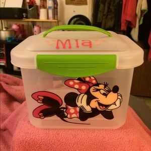 HOLD FOR @chrisany - Minnie Painted Container