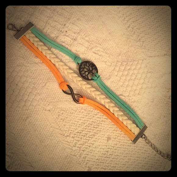 Infinity and tree of life bracelet