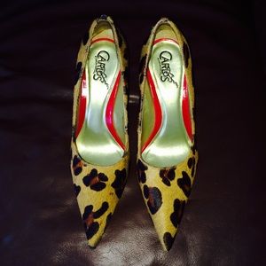 Cheetah print heels