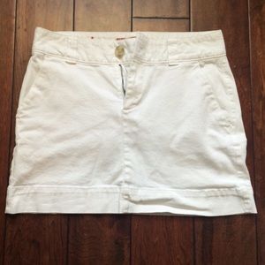 ***Sat Special***  White jean skirt from Gap